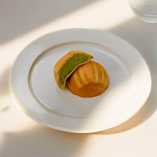 Matcha Butter Rice Cake, detail
